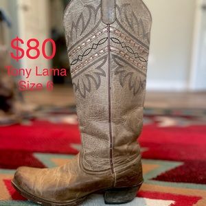 Women’s Tony Lama Vaquero Cowboy Boots size 6